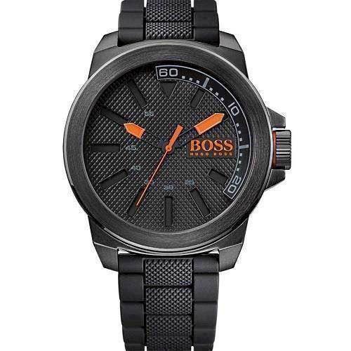Image of Orange IP Sort Herre ur fra Hugo Boss, 1513004